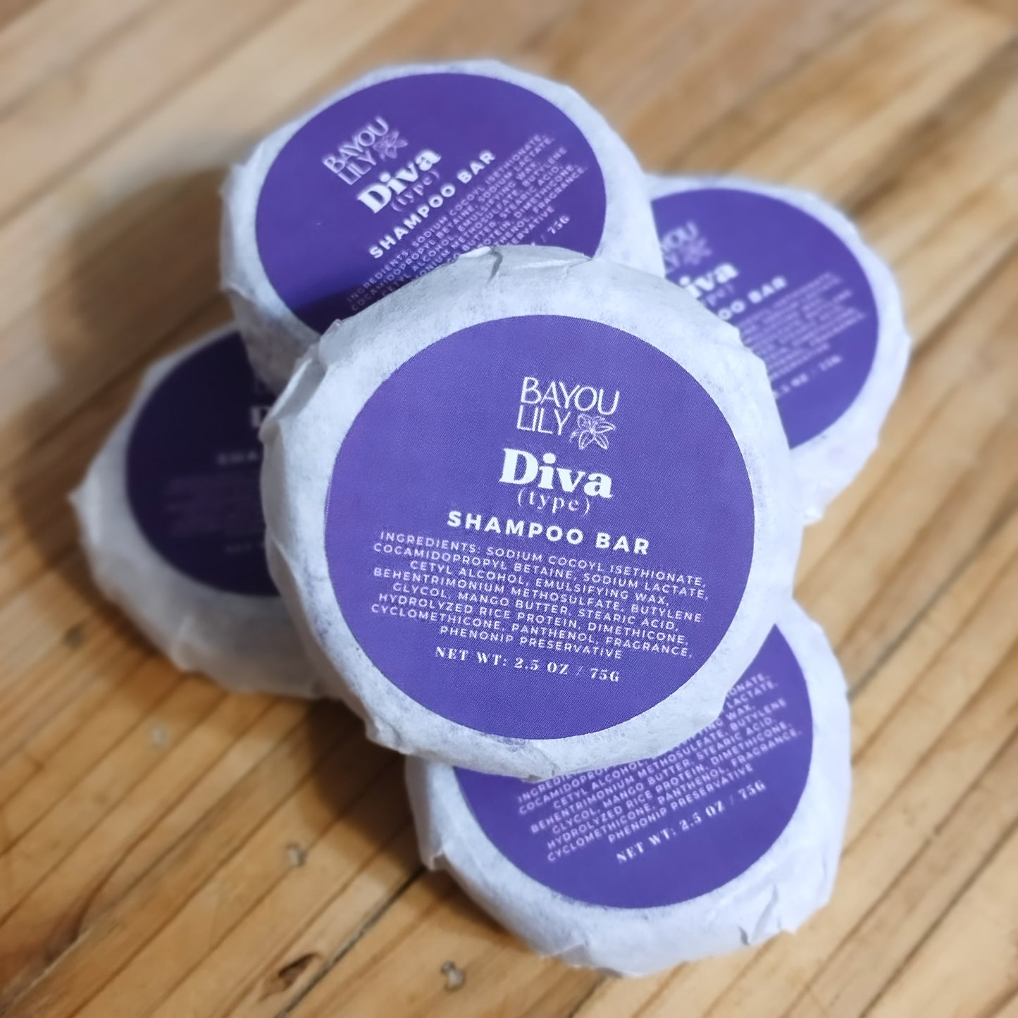 Diva (type) Shampoo Bar