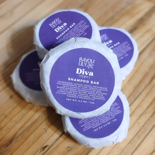 Diva (type) Shampoo Bar