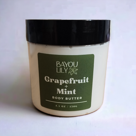 Grapefruit + Mint Body Butter