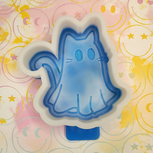 Ghost Cat Silicone Freshie Mold